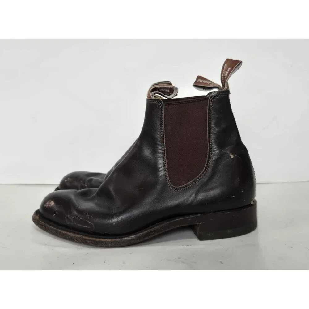 RM Williams Boots Womens 6 US AU 3.5 Comfort Craftsman Chelsea Brown